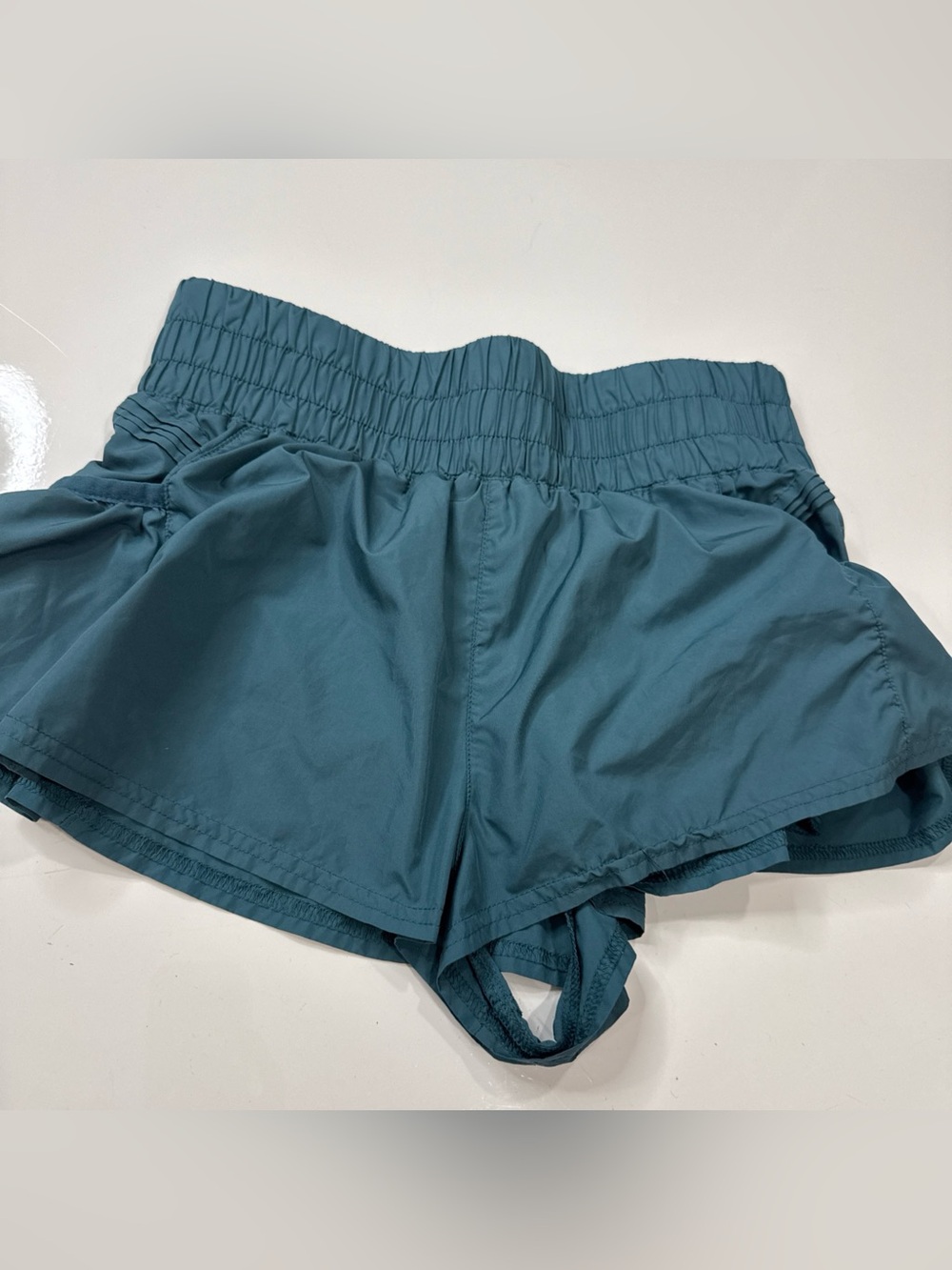 Free People Movement Women’s Green High Rise Pull-On Athletic Shorts S A020926